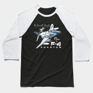 McDonnell Douglas F-4 Phantom Fighterjet Baseball T-Shirt